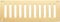 229 x 76mm Plain Slotted Air Vent - Heavy Duty Polished Brass - Door & Wall Ventilation | Indoor Ventilation Wall Plate - Airing Cupboard Boiler Room