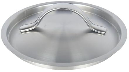 DimyFew Stainless Steel Pan Lid Universal Pot Lid Frying Pan Covers Pan Covers Lid, Replacement Round Lids with Knob Skillets Cover for Cookware Pot Lid Frying Pan Cover Woks Pan Lid, 18cm