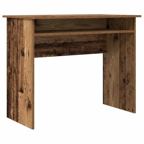 vidaXL Schreibtisch Altholz-Optik 90x50x74 cm Holzwerkstoff, Bürotisch, Computertisch, Büromöbel, Arbeitstisch, Büroschreibtisch, Tisch