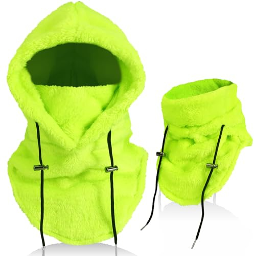 AYPOW Winter Thermo Fleece Sturmhaube Herren Damen, Multifunktionale Outdoor Winddicht Gesichtshaube Warm Skimaske mit Nackenwärmer Halswärmer, Unisex Gesichtsmaske Radfahren Motorräder Wandern Laufen