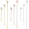 DILUSILK 9 Pcs Chain Extender for Necklace,Necklace Extender Gold,Silver Chain Extender,Chain Extender for Necklace for Bracelet Anklet Necklace (Gold/Silver/Rose Gold, 5/10/15cm)