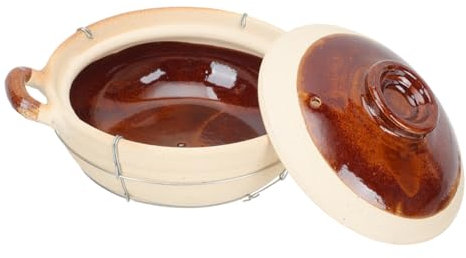 UKCOCO Cazuela De Cocina Mango Olla Para Guisar De Barro Utensilios De Cocina Para Hacer Estofado