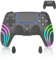 Wireless Controller für PS5 Pro/PS5/PS5 Slim, PS5/PC Drahtlos Controller mit Turbo-Dauerfeuer/Makrofunktion/Duale Vibrations-Gyrosensorfunktion//6-Achsen-Gyrosensorfunktion/Kopfhörerbuchse (Schwarz)