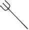 BESPORTBLE Demon Fork Prop for Halloween Cosplay Black Devil Fork Costume Accessory for Stage Performance Parties Themed Events for Witch Theme Celebrations