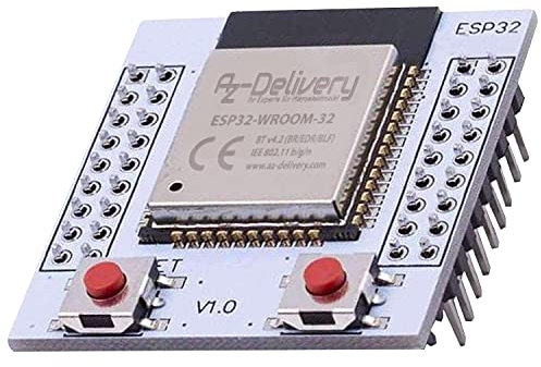AZDelivery ESP32 WLAN WiFi Modul mit gratis Adapterplatte kompatibel mit Arduino und Mikrocontroller inklusive E-Book!
