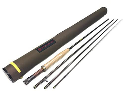 Redington Path Fly Fishing Rod with Tube, 4 Pieces, Medium Fast Action Freshwater Fly Rod, Case Included, 5WT 9'0