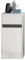 trendteam smart living - Sol - Hängeschrank - Weiß/Weiß Hochglanz lackiert - Kommode hängend mit mehrfarbiger Blende - (BxHxT) 35 x 73 x 31 cm - Schublade und 2 Fächer - kratzfest