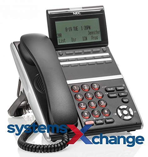 NEC BE113852 – DT830 Series IP 12-Key Display IP Telefono itz-12d-3p (BK) TEL (Refurbished)