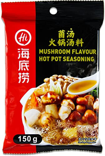 yoaxia ® - [ 150g ] Hot Pot Würzmischung Pilzgeschmack | Suppenbasis für Feuertopf | Mushroom Flavour