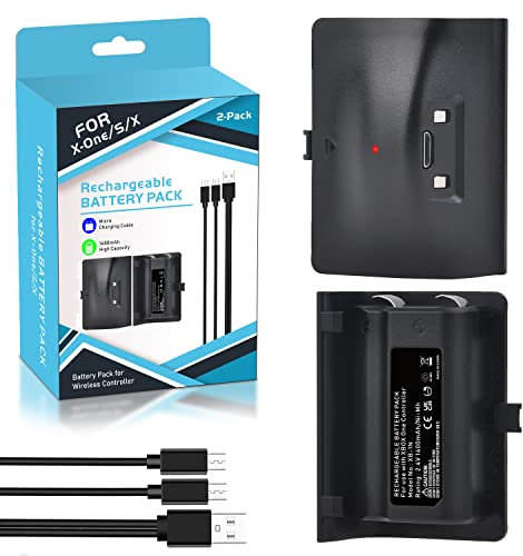 DuraPro 2X Batterie avec Prise USB pour Xbox One, Xbox One S, Xbox One X, Xbox One Elite