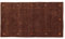 RUG PRINCE Wollteppich Gabbeh Muti 80x150 Handgewebt Braun Einfarbig Handarbeit Zimmer