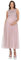 Maya Deluxe Womens Ladies Maternity Dress for Pregnant Wedding Guest Midaxi Sleeveless Sequin Embellished Tulle Crew Neck Bridesmaid Robe de Demoiselle d'honneur, Soft Pink, 40 aux Femmes