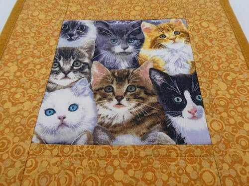 Zwei Patchwork-Topflappen, Katzen, Angelika Patschi