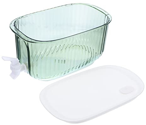 CIYODO Distributeur Eau Froide Récipient à Jus Pour Fête Avec Couvercle Et Robinet Pour Bar à Domicile