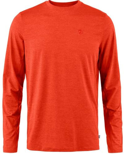 Fjällräven Herren Abisko Day Hike LS T-Shirt, Flame Orange, XL