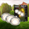 BRILONER - Connect to Shine 12V Gartensystem 3er Set LED Bodeneinbaustrahler, Erweiterungsset, IP67, warmweißes Licht, Gartenbeleuchtung, Bodeneinbauleuchten, 30x26 mm, Silberfarbig