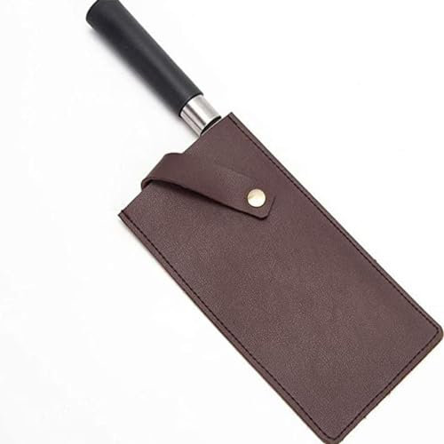 weiting Funda para hacha de carne, funda de piel para picadora de carne, funda reutilizable antipinchazos para cuchillos y hachas de carnicero