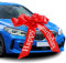 Moosono Große Rote Schleife für Auto(30 inches,76cm), Geschenkschleife Große, Riesige Autoschleife, Car Bow für Fahrrad und Schleife mit Saugnapf,18 Geburtstag Auto(Happy Birthday)