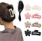 MME Beauty Set 8 Pinzas de Pelo Mujer con Cepillo Anti tirones, en cuatro colores, Pinzas de pelo medianas, Horquillas, Accesorios de Pelo, Clips de pelo con cepillo desenredante (Set A)