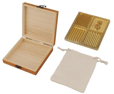 Vassoio per ghiaccio in ottone lavorato a mano, cocktail quadrato personalizzato, vassoio con timbro per ghiaccio, cocktail gin, whisky, barista