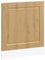 vidaXL Pannello Lavastoviglie Porto Rovere Artigianale 60x1,5x67 cm, Pannello lavastoviglie Anteriore, Pannello, Pannello Porta Anteriore lavastoviglie