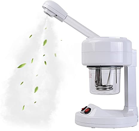 360-Degree Adjustable Nozzle Facial Steamer Professional, Portable Facial Steamer, Steam Cleaning Machine, for Home, Facial Spa Moisturizing/Extract Blackheads, Open Pores, SPA