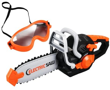 Sharplace Motosega elettrica Giocattolo per Bambini, Accessori per Motosega elettrica, Regalo di Compleanno per Bambini in età prescolare, Gioco di finzione