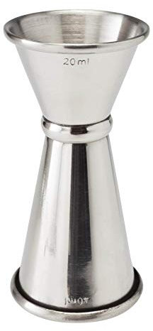 Beaumont Medidor de Licor Espiritual de Acero Inoxidable con Bandas de 20 ml/40 ml CZ350