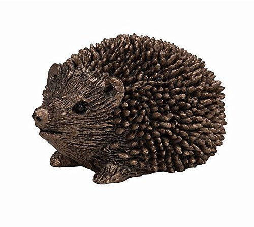 Frith Sculpture Dekofigur Hoglet – Baby Igel laufend Bronze TMM006