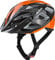 ALPINA PANOMA - Reflektierender & Optimal Belüfteter Fahrradhelm Mit Fliegennetz & Nachrüstbarem LED Für Erwachsene, black-orange, M (56-59 cm)