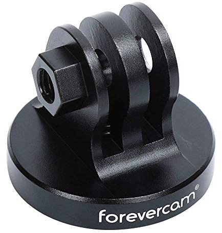 Forevercam Accessories Aluminum Tripod Mount Adapter Compatible for GoPro Fusion Hero 6, 5, 4, 3+, 3, 2, 1 HD, GoPro hero 2018