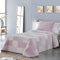 VIALMAN Couvre-lit léger Bouti Sofia 21 pour lit à Une Place de 105 à 120 cm | Couvre-lit 105 à 120 | Taille du Quilt 200 x 270 cm, Couleur Rose