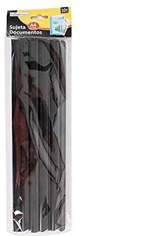 Masterclass 44925 Klemmschienen, A4, 12 mm, verschiedene Farben, 10 Stück