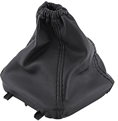 Suuonee Schalthebelabdeckung, Auto Schalthebelmanschette PU-Leder Staubschutzhaube Ersatz für Transit MK7