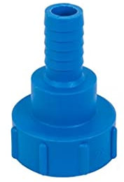 Bradas IBC Verbinder Regentonnenverbinder Tankverbinder Innengewinde S60x6 mit Schlauchanschluß 1 IBCS60F-H100 6201