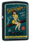ZIPPO – Sturmfeuerzeug, Cigar Girl, Color Image, Black Matte, nachfüllbar, in hochwertiger Geschenkbox