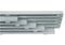 Rail pour panneaux japonais à 3-4-5 voies-longueur du rail 140-160-180-200-210-240-250-300 cm aluminium blanc (5 voies 300 cm)