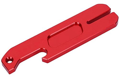 VBESTLIFE Vbest life Rotor Truing Tool, Bicycle Disc Brake Truing Wrench Aluminium Alloy Rotor Truing Fork Spanner Bike Repair Tool (Red) Bicycle Repair Hardware Tool Ride
