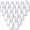 50 Bouteilles de Voyage Vides Transparentes 30 ml/ 1 oz Conteneur Vide avec Capuchon Rabattable Bouteilles Rechargeables Portables avec Capuchon Rabattable pour Voyage Camping en Plein Air