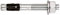 Fischer Bolzenanker FAZ II 10/20 K nicht rostender Stahl R rostfrei (A4), 522117-1, VPE 1 Stück