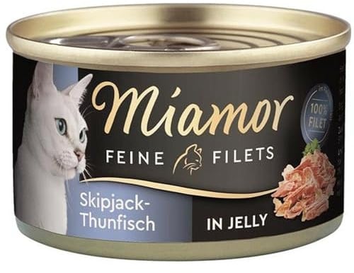 Miamor Feine Filets Skipjack-Thunfisch in Jelly 100g (Menge: 24 je Bestelleinheit)