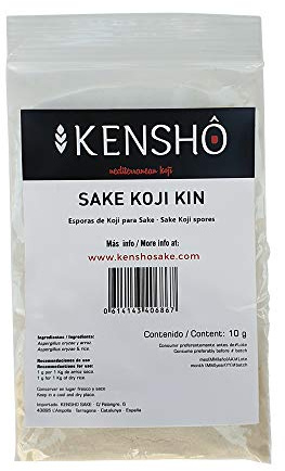 Kensho | Sake Koji Kin | Esporas Aspergillus oryzae | Esporas para la elaboración de koji para sake | 10 gr.