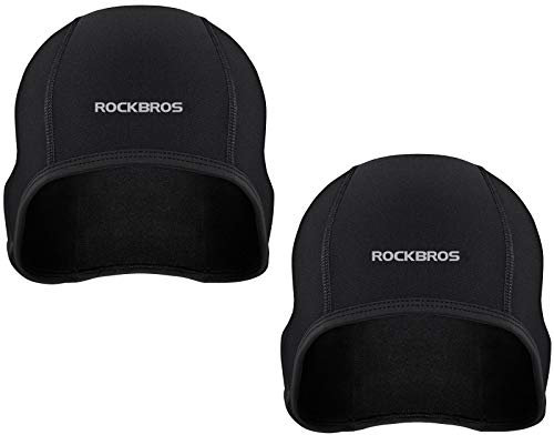 ROCKBROS Fahrradhelm Mütze Unterm Helm, Atmungsaktive Laufmütze Sport Funktionsmütze Winddichte Fahrrad Mütze Thermo