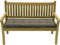 habeig Bankauflage Bankkissen Gartenbank Sitzkissen Kissen Auflage Palettenkissen 150x6 (120 x 50 cm, Taupe)