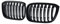 Sport KüHlergrill Auto Glanz Schwarzer Fronthaube Nierengittergrill Passend für-BMW X3 X4 G01 G02 2018-2020 Nieren Doppelsteg (Color : Bright black)