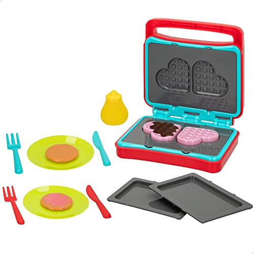 ColorBaby PlayGo Sandwichera Juguete, Juguetes del hogar, Electrodomésticos Juguete, Sandwichera eléctrica Juguete, Accesorios Cocina Juguete, Pequeños electrodomésticos, +2 años