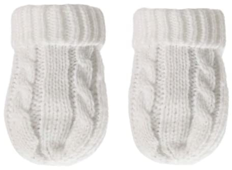 Baby Infant Knitted Cable Mitts Mittens Boy Girl Nb-12 Months