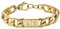 Armani Exchange Armband Für Männer, Länge: 190mm+35mm, Breite: 18mm, Höhe: 11.5mm Gold-Edelstahl-Armband, AXG0078710
