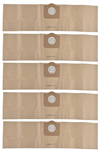 Tbest Um+Bags, 6.959-130.0 Bolsas De Filtro 5St5Pcs Aspirateur Sac À Poussière Accessoire Aspirateur Fit pour 6.959‑130.0 Wd3200 Wd3300 Wd3500