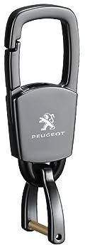 CoRser Voiture Cuir Porte-clés, pour Peugeot 107 108 206 207 207 CC 208 307 Porte Clef, Auto Logo Porte-clés,Homme Femme Cadeau Mode Accessoires,C-M
